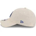 justerbar-beige-buet-kasket-med-blat-logo-9twenty-linen-spring-training-fan-pack-2025-fra-los-angeles-dodgers-mlb-fra-new-era