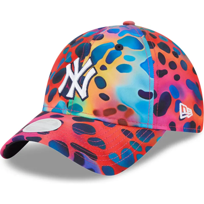 new-york-yankees-mlb-new-era-9twenty-spots-spring-training-fan-pack-2025-justerbar-flerfarvet-kvindekasket