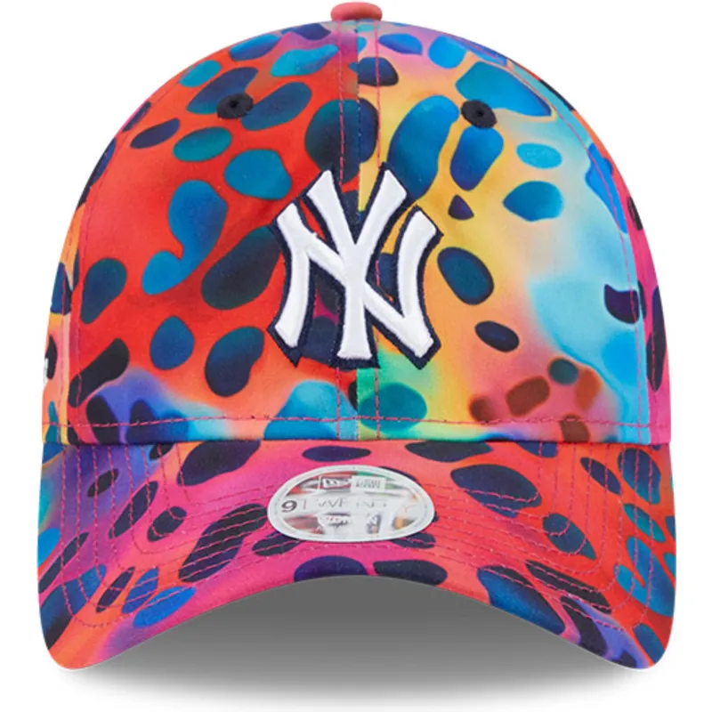 buet-kasket-multifarvet-justerbar-til-kvinder-9twenty-spots-spring-training-fan-pack-2025-fra-new-york-yankees-mlb-fra-new-era