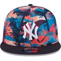 flerfarvet-flad-kasket-snapback-9fifty-printed-spring-training-fan-pack-2025-fra-new-york-yankees-mlb-fra-new-era