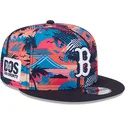 boston-red-sox-mlb-new-era-multifarvet-flad-kasket-snapback-9fifty-printed-spring-training-fan-pack-2025