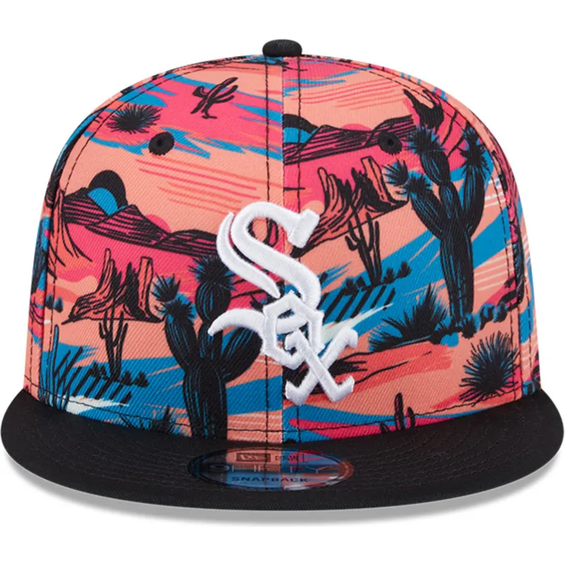 flerfarvet-flad-snapback-kasket-9fifty-printed-spring-training-fan-pack-2025-fra-chicago-white-sox-mlb-fra-new-era