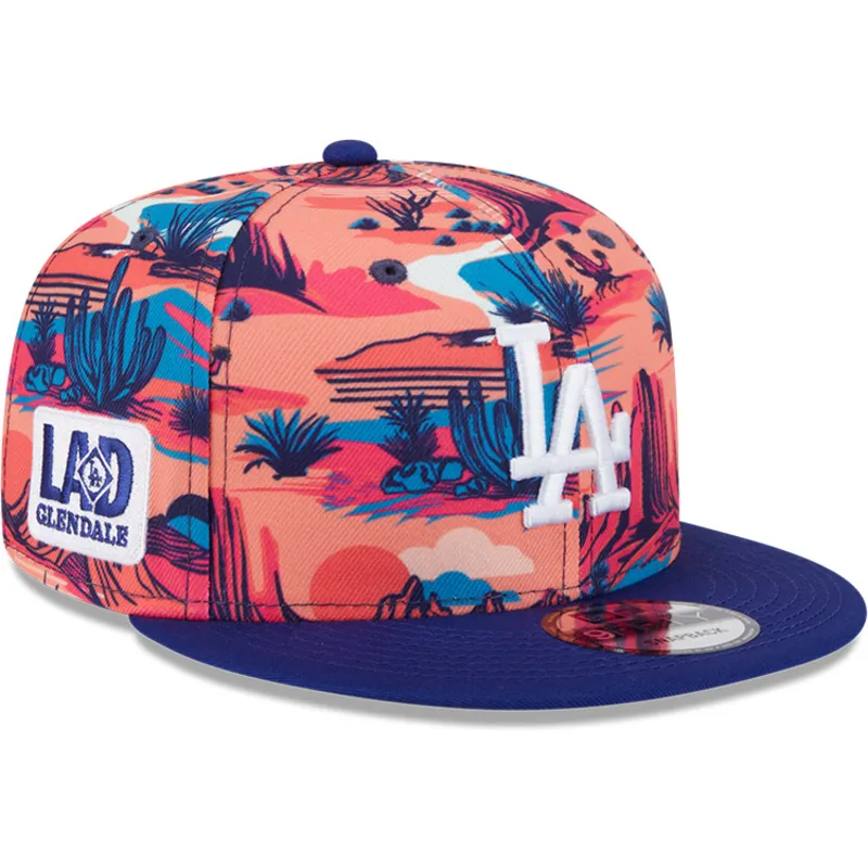los-angeles-dodgers-mlb-new-era-9fifty-printed-spring-training-fan-pack-2025-multicolor-snapback-flat-cap
