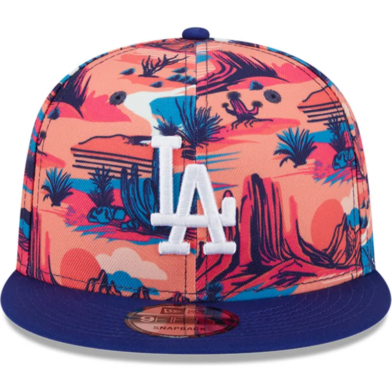 los-angeles-dodgers-mlb-new-era-9fifty-printed-spring-training-fan-pack-2025-multicolor-snapback-flat-cap