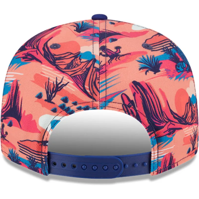 flerfarvet-flad-snapback-kasket-9fifty-printed-spring-training-fan-pack-2025-fra-los-angeles-dodgers-mlb-fra-new-era