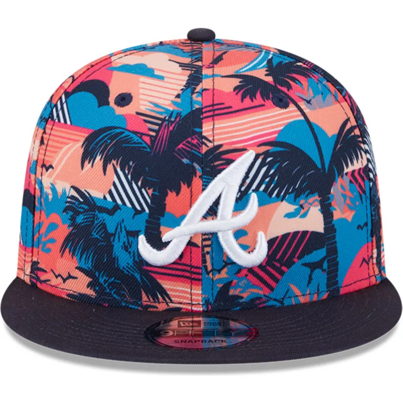 atlanta-braves-mlb-new-era-9fifty-printed-spring-training-fan-pack-2025-multicolor-snapback-flad-kasket