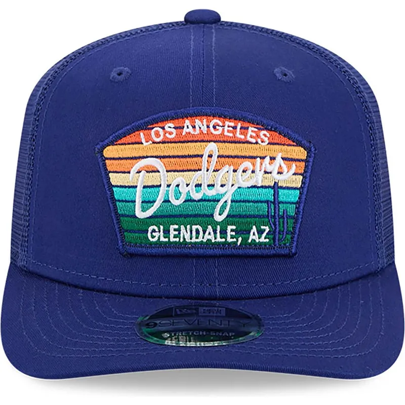bla-trucker-kasket-9seventy-stretch-snap-mesh-spring-training-fan-pack-2025-fra-los-angeles-dodgers-mlb-fra-new-era