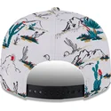 hvid-flad-skygge-snapback-9fifty-print-spring-training-fan-pack-2025-fra-los-angeles-dodgers-mlb-fra-new-era