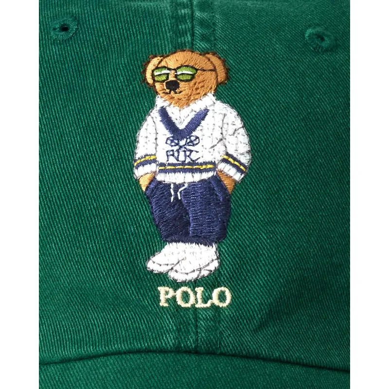 gron-justerbar-curved-kasket-classic-sport-polo-bear-fra-polo-ralph-lauren