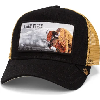 Goorin Bros. Built Tough Wild Heart The Farm sort bøffel trucker kasket.