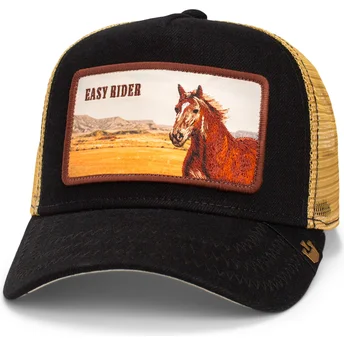 Goorin Bros' Easy Rider Wild Heart The Farm sort trucker-kasket med hest