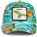 gorra-curva-azul-snapback-libelula-buzzed-hapy-our-salty-rim-the-farm-de-goorin-bros