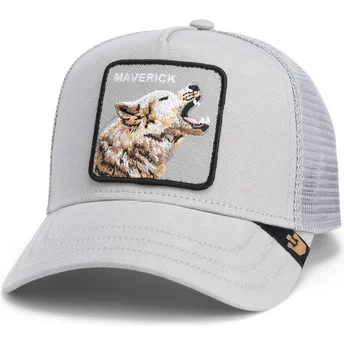 Gorra trucker grå ulv Maverick Howling In Harmony Core Canvas The Farm fra Goorin Bros.