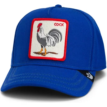 Blå buet snapback kasket med hane Cock Rooster Field 100 The Farm fra Goorin Bros.