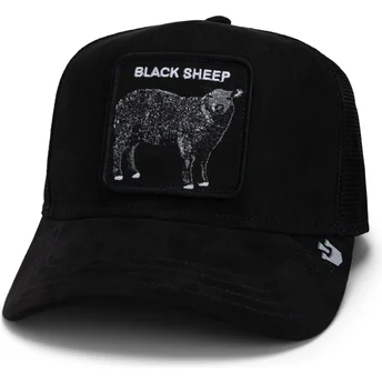 trucker-kasket-sort-far-the-suede-sheep-global-core-micro-suede-the-farm-fra-goorin-bros