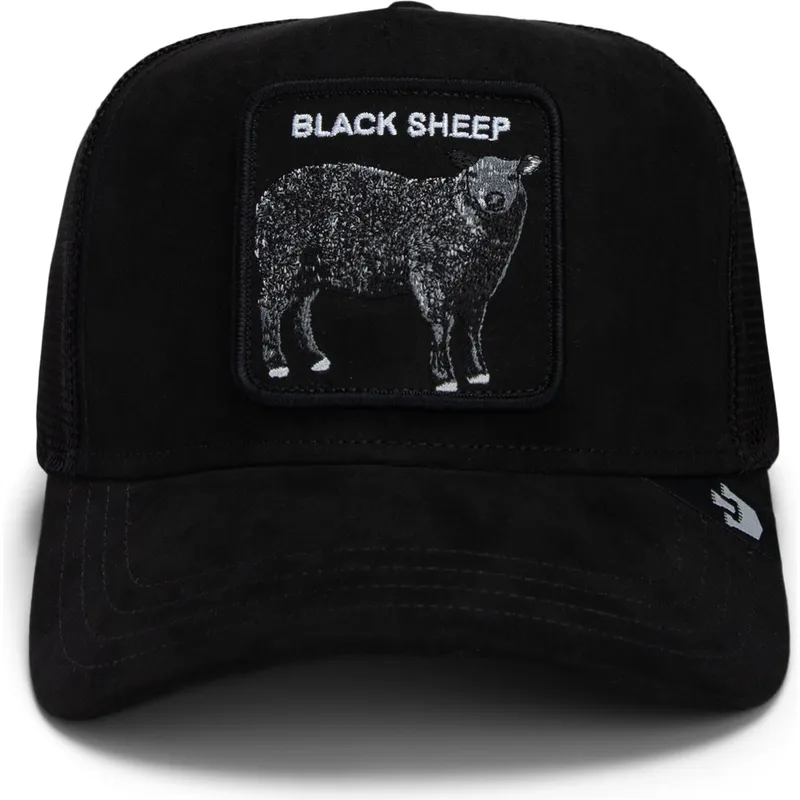 trucker-kasket-sort-far-the-suede-sheep-global-core-micro-suede-the-farm-fra-goorin-bros