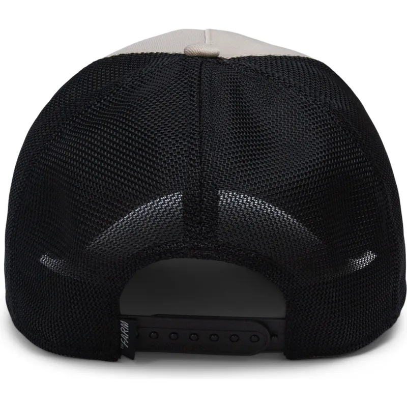 beige-og-sort-trucker-kasket-med-ged-gb2-goat-the-rocker-the-farm-fra-goorin-bros