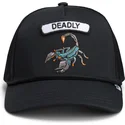 gorra-trucker-sort-skorpion-gb2-deadly-scorp-the-rocker-the-farm-fra-goorin-bros
