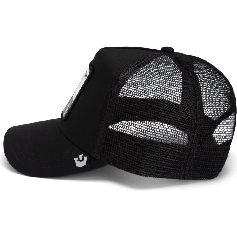 trucker-kasket-sort-hund-rottweiler-the-guard-dog-core-combo-the-farm-fra-goorin-bros