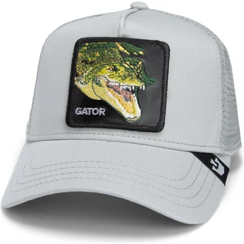 Goorin Bros. The Farm Gator Swamp Monster Core Combo grå krokodille trucker kasket