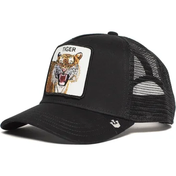 Gorra trucker negra tigre The Tiger Global Core The Farm fra Goorin Bros.