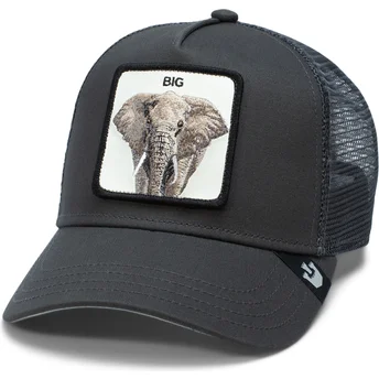 Sort trucker-kasket elefant The Big Elephant Global Core The Farm fra Goorin Bros.