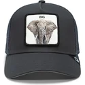 gorra-trucker-negra-elefante-the-big-elephant-global-core-the-farm-de-goorin-bros