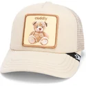 kasketter-buet-beige-snapback-til-barn-oso-fra-peluche-cuddle-time-chroma-wave-the-farm-the-farm-af-goorin-bros