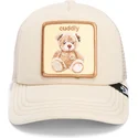 kasketter-buet-beige-snapback-til-barn-oso-fra-peluche-cuddle-time-chroma-wave-the-farm-the-farm-af-goorin-bros