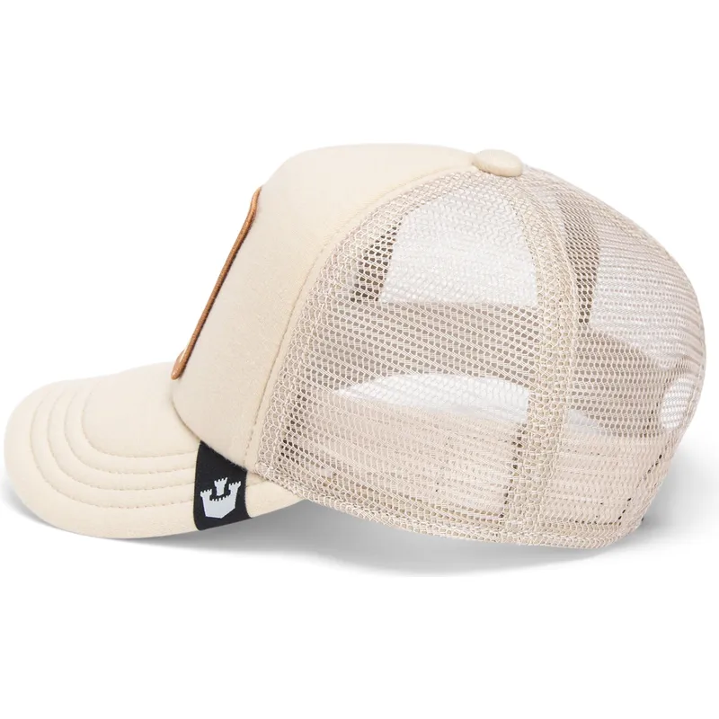 kasketter-buet-beige-snapback-til-barn-oso-fra-peluche-cuddle-time-chroma-wave-the-farm-the-farm-af-goorin-bros