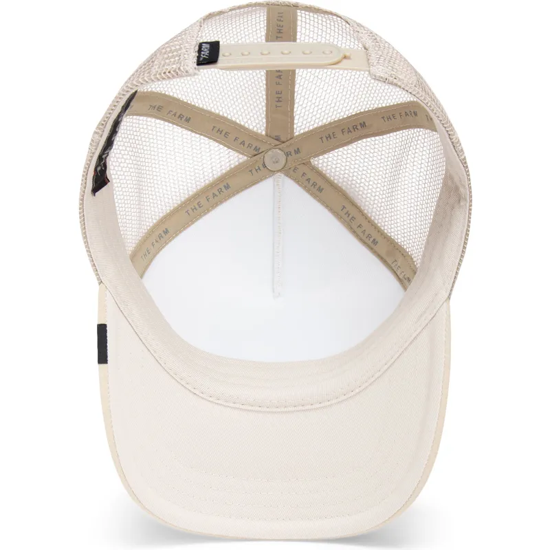 kasketter-buet-beige-snapback-til-barn-oso-fra-peluche-cuddle-time-chroma-wave-the-farm-the-farm-af-goorin-bros