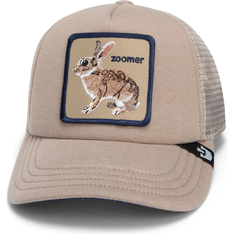 beige-trucker-kasket-til-dreng-kanin-ok-zoomer-the-farm-fra-goorin-bros