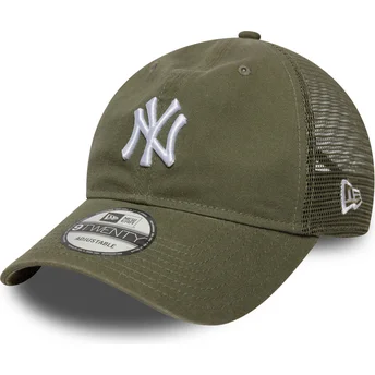 New York Yankees MLB New Era 9TWENTY Colour Pack grøn trucker cap