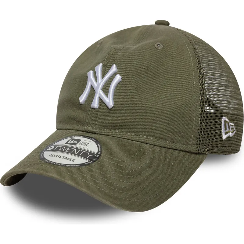 gron-trucker-kasket-9twenty-colour-pack-fra-new-york-yankees-mlb-fra-new-era