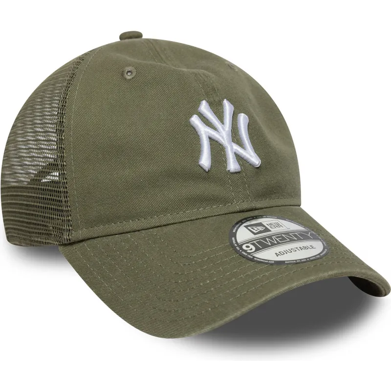 gron-trucker-kasket-9twenty-colour-pack-fra-new-york-yankees-mlb-fra-new-era