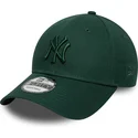 justerbar-gron-buet-kasket-med-gront-logo-9forty-colour-pack-fra-new-york-yankees-mlb-fra-new-era