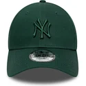 justerbar-gron-buet-kasket-med-gront-logo-9forty-colour-pack-fra-new-york-yankees-mlb-fra-new-era