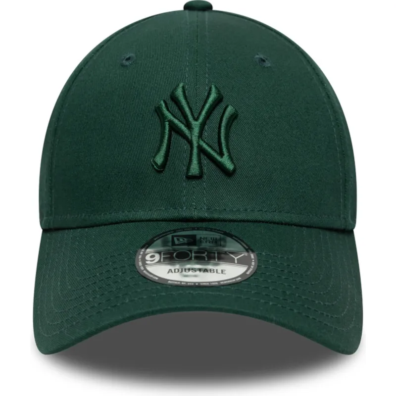 justerbar-gron-buet-kasket-med-gront-logo-9forty-colour-pack-fra-new-york-yankees-mlb-fra-new-era
