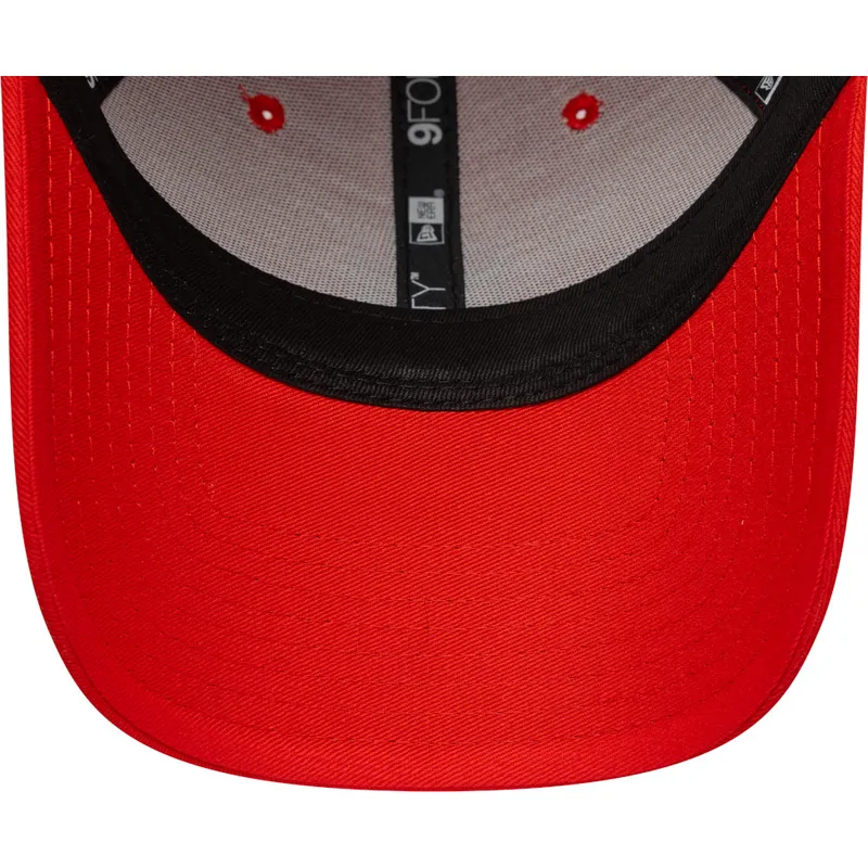 rod-justerbar-curved-kasket-med-rodt-logo-9forty-colour-pack-fra-new-york-yankees-mlb-fra-new-era