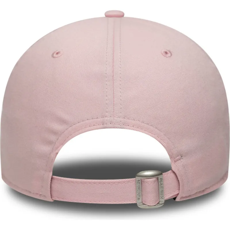 lyserod-justerbar-kurvet-kasket-9forty-colour-pack-fra-los-angeles-dodgers-mlb-fra-new-era