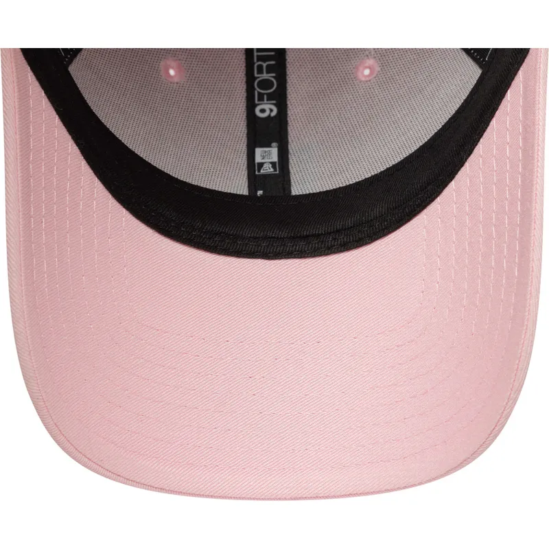 lyserod-justerbar-kurvet-kasket-9forty-colour-pack-fra-los-angeles-dodgers-mlb-fra-new-era