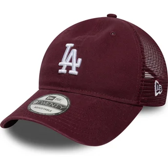 Los Angeles Dodgers MLB New Era 9TWENTY Colour Pack bordeaux trucker kasket