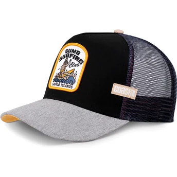 Sort og grå trucker-kasket Sumo Surfing Samoa Islands HFT fra Coastal