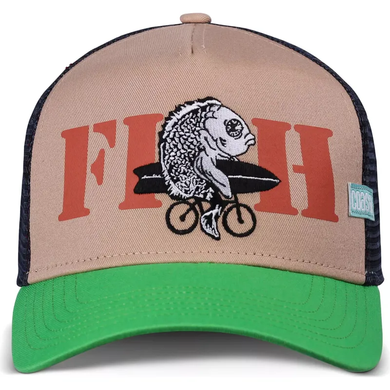 beige-og-gron-fish-hft-trucker-kasket-fra-coastal