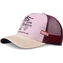 trucker-kasket-pink-og-beige-club-morocco-hft-fra-coastal
