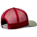 beige-rod-og-gron-trucker-kasket-slow-ride-high-times-hft-fra-coastal