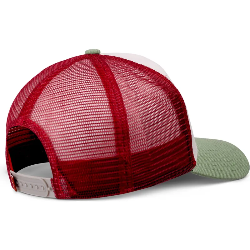 beige-rod-og-gron-trucker-kasket-slow-ride-high-times-hft-fra-coastal beige-rod-og-gron-trucker-kasket-slow-ride-high-times-hft-fra-coastal