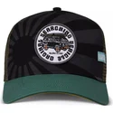 sort-og-gron-nijima-island-hft-trucker-kasket-fra-coastal