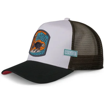 Hvid og sort Surf Ostrich HFT trucker-kasket fra Coastal