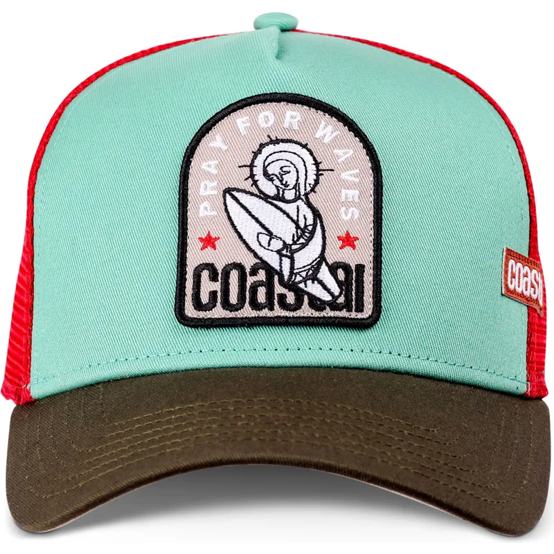 multifarvet-trucker-kasket-pray-for-waves-hft-fra-coastal